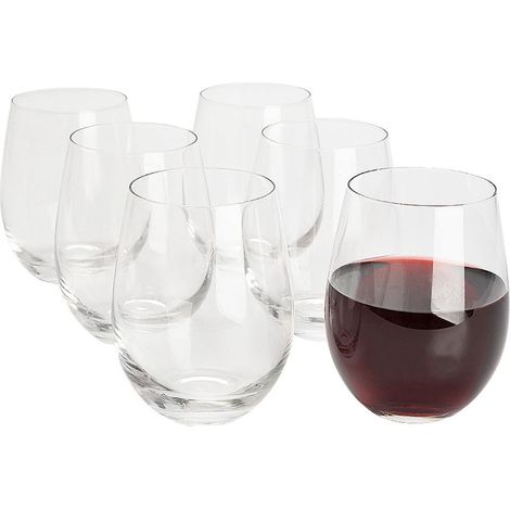 Stölzle Lausitz vasos I juego de vasos para beber de 6 (465 ml) I juego de vasos apto para lavavajillas I juego de vasos para beber con alta résistencia a la rotura I vasos universales como vasos de a (1/5)