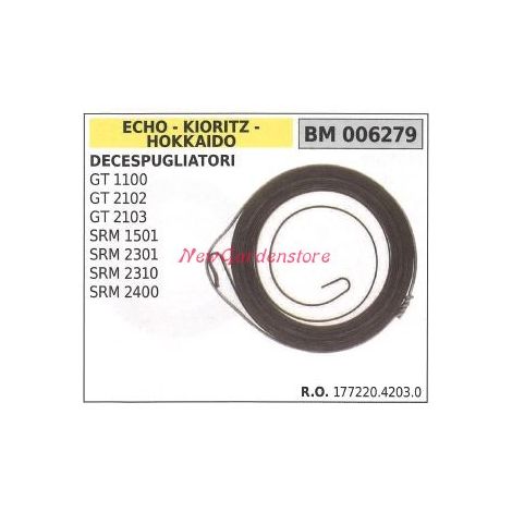 Molla avviamento ECHO decespugliatore GT 1100 2102 2103 SRM 1501 2301 006279