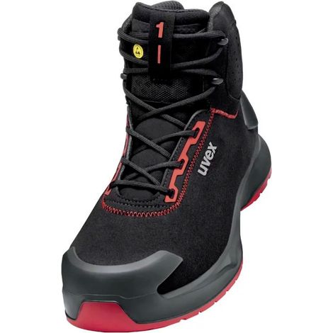 uvex Stiefel 1 x-craft S3L schwarz rot Weite 11 Gr. 42 (1/4)