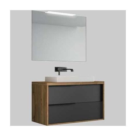 ISIDE 3 - Specchiera con luce 81 X 70 X 2