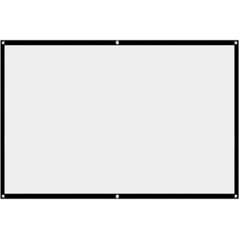 1 Écran de projection polyester portable 100 150 pouces léger accessoire projecteur cinéma extérieur(Troisième trimestre : août) (1/5)