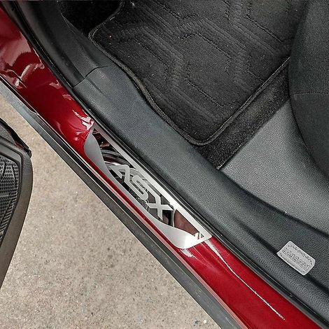 Accessoires automobiles : Plaque de seuil de porte pour Mitsubishi ASX 2011-2024, protection de seuil de porte ( ) (1/3)