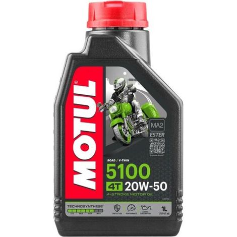 MOTUL MOTORÖL 5100 4T ESTER 20W50 1L