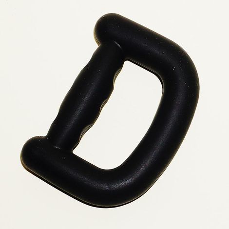 Schwarzer D-Gripper 50lb Kinderhandtrainer – Professionelles Rehabilitations- und Fitnessgerät für Outdoor-Sportarten mit Silikongriffring (1/5)