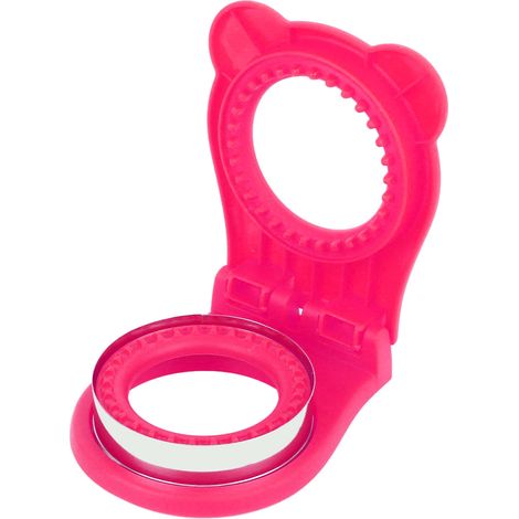 Emporte-pièce rond pour sandwichs, gâteaux et pains, outil de découpe manuel, rose rouge. (1/5)