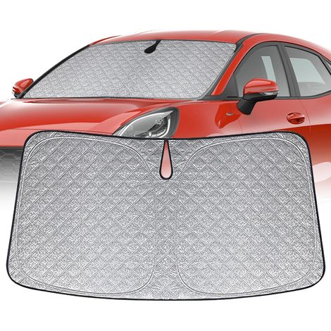Pare-Soleil pour Pare-Brise Remplacement pour Ford Puma 2019-2024, Pliable Pare-Soleil pour Pare-Brise de Voiture, Bloque 99% des Rayons UV et Maintient Votre Véhicule au Frais,- (1/5)
