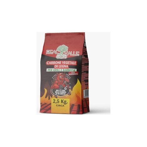 7 Pezzi Sacchi Carbonella Carbone di Legna Sacchetti da 2,5 kg circa
