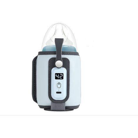 Chauffe Biberon, chauffe aliments pour bébé portable température réglable sac chauffe lait maternel chauffe thermostat avec Minuterie Numérique Affichage LCD Contrôle pour tous les biberons (1/5)
