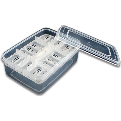 Boîte d'élevage pour reptiles à 16 grilles - Incubateur plastique professionnel pour la reproduction de geckos, lézards et manes (1/4)
