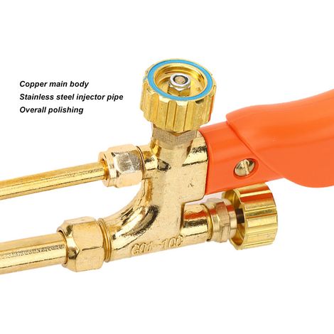 Chalumeau de découpe à gaz, chalumeau de découpe en acier inoxydable, chalumeau oxyacétylénique, chalumeau à injection-aspiration haute qualité G01-100 (1/5)