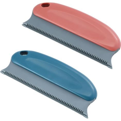 Brosse à Poils d'animaux, 2 Pièces Brosse Anti Poils d'animaux domestiques Brosse Anti Peluches pour Chien Peigne Anti Poils de Chat Brosse en Caoutchouc pour canapé Tapis vêtements (1/4)
