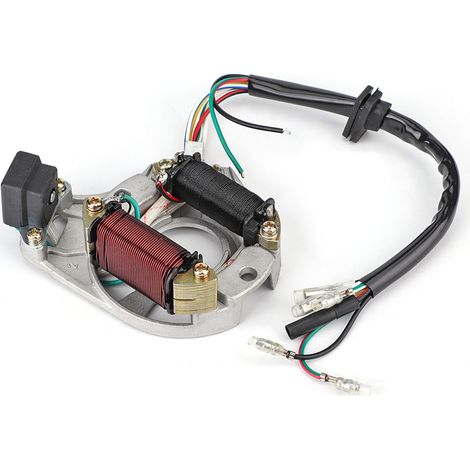 Kit d'allumage CDI Moto Stator Magnéto Plaque 50cc 70cc 90cc 110cc Pit Bike (1/5)