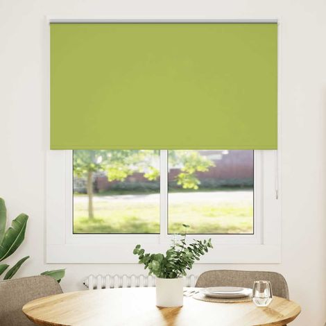Maison Exclusive - Estor Enrollable Opaco hojas verde 135x175cm T
