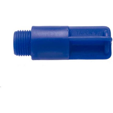 Tapón Rosca Largo Azul Crearplast