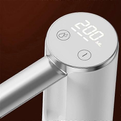 Distributeur d'eau de bureau double avec dosage automatique, pompe à eau électrique portable et pliable (1/4)