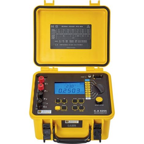 Chauvin Arnoux C.A 6255 micro-ohmímetro preciso y portátil