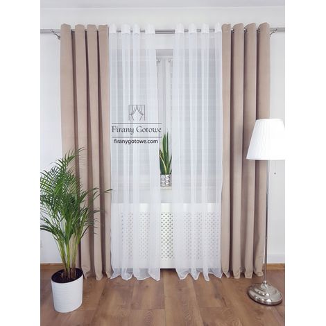 Tenda con occhielli - set da 2 (1/4)