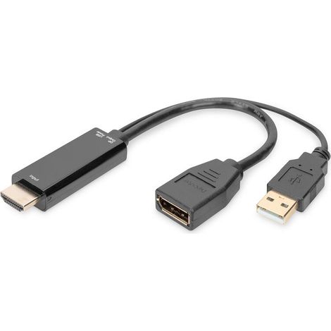Adaptador 4K HDMI - HDMI a DisplayPort Digitus (1/4)