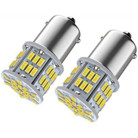 1156 Ba15s P21w LED Ampoules Super Brillant Blanche 6000K-Pour Auto Voiture RV DRL Feux de Jours/Feu de Recul/Feux de Brouillard arrière/Bateau NPTERBL
