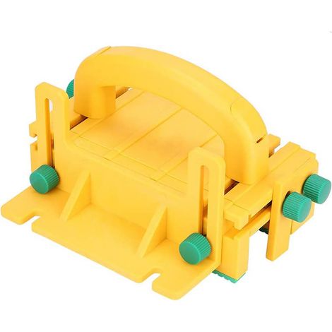 Poussoir de sécurité ergonomique pour scie circulaire sur table, bois, 1 pièce, force multidirectionnelle (1/5)
