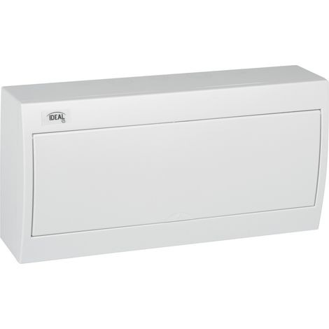 Tabella di distribuzione KDB – 18 moduli – Plastica bianca – Mural  IP30 (1/2)
