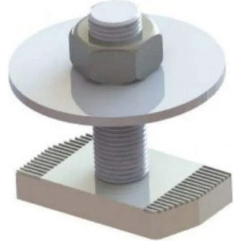 Dado scorrevole M8x40 per profilo in acciaio, larghezza 41 mm, 10 pezzi