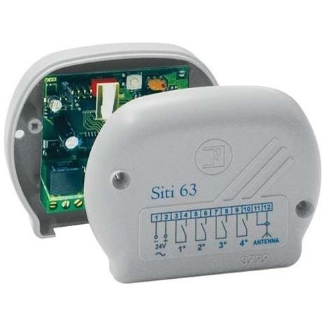 FADINI SITI 63/1 R 6310L Radio Ricevente Ricevitore Da Esterno 433 Mhz 1 Canale
