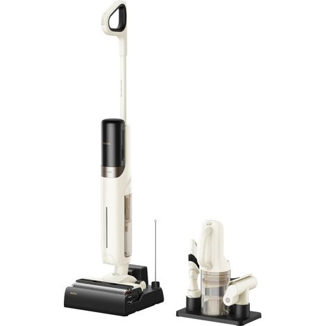 Aspirateur sans fil 4-en-1 MOVA K30 Mix pour sols humides et secs, portée à 180°, accessoires polyvalents et design compact pour un nettoyage efficace des multi-surfaces