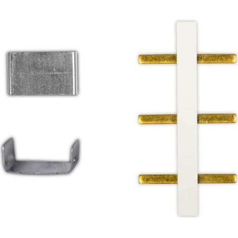 Kit de montaje para tomas de corriente modulares (10 unidades) = 1 paquete.