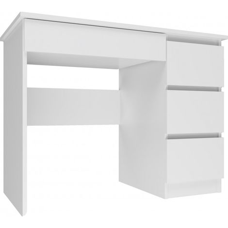 MESO - Straight desk modern style teenager's study/bedroom - 98x51x76 cm - 4 drawers (1/2)