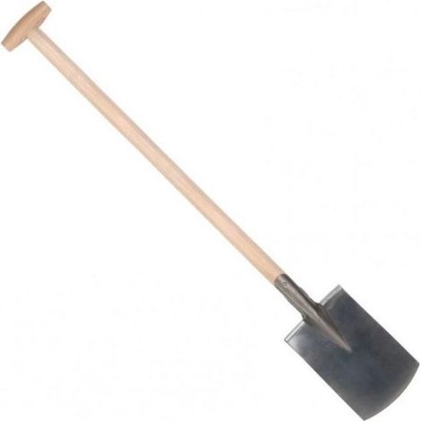 - Pelle - Compacte - Polie - Manche 85 cm - Bois de frêne (1/4)