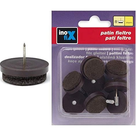 PATIN DESLIZ.FIELTRO 24MM MARRON - INOFIX