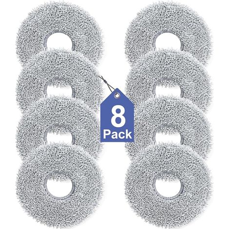 FOREHILL 8er-Pack Reinigungstücher für Dreame L10s/L10/L20/X40/L40/X50/L50 Pro Ultra, Xiaomi X20 Pro/Max, Ecovacs Deebot T30 Pro OMNI, T30S Pro A (1/5)