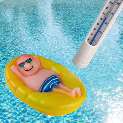 Thermomètre flottant pour piscine extérieure et intérieure Motif dessin animé (1/4)