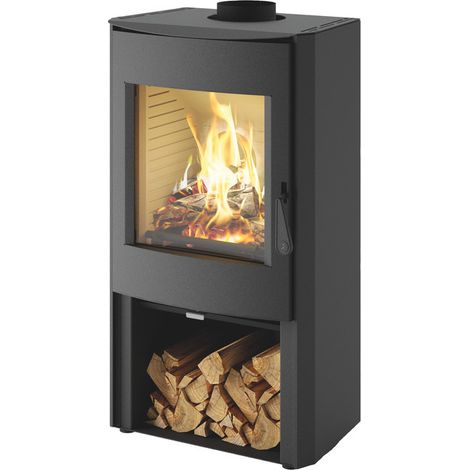 STUFA A LEGNA A CONVEZIONE NERA WENDY 8.0 kW