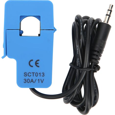 Capteur de courant à pince SCT013-030 30A pour transformateur de mesure - Composants ABS, noyau fendu, usage électrique (1/5)