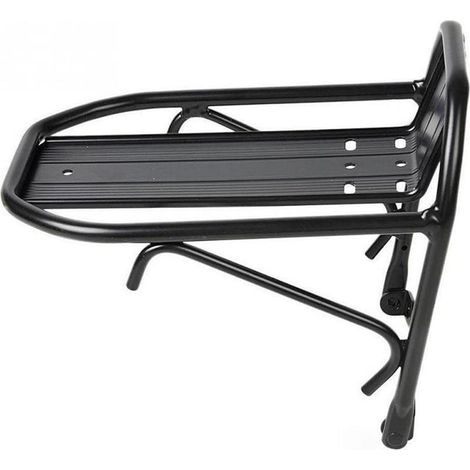 Rack de Bagages à Vélo, Porte-Bagages Avant en Aluminium, Porte-Bagages pour Les Faucases de la Route électrique de Montagne, capacité de de 20 Kg, Universel (1/5)