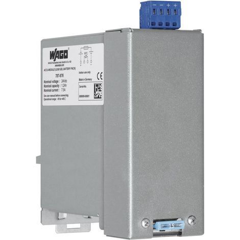 WAGO 787-876 Alimentatore per guida DIN 24 V/DC 7.5 A 180 W Num. uscite:2 x Contenuto 1 pz. (1/2)