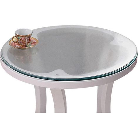 Nappe de table ronde en PVC, 60cm de diamètre, 1.5mm d'épaisseur, imperméable