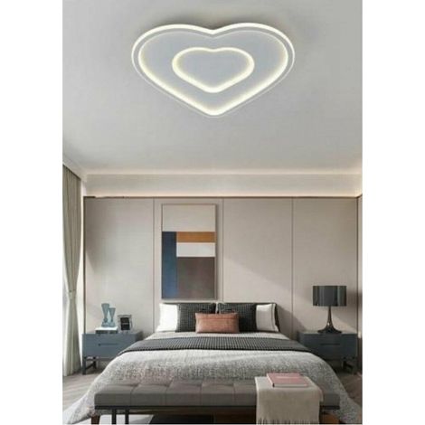 Trade Shop - HERZFÖRMIGE LED DECKENLEUCHTE 63 W ALUMINIUM 4000K 6500K IP22 C19 -