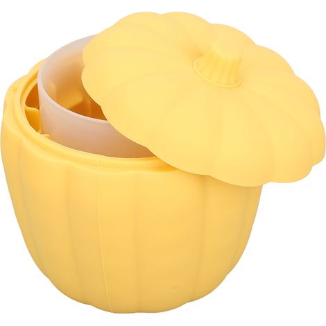Machine à glaçons en forme de citrouille - Utilisation facile - Gain de place - Sans BPA - Seau à glaçons en silicone acrylique durable (1/5)
