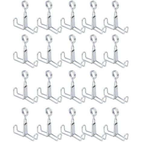 Pair 20 Pièces Pince de Serrage Ressort en Acier Inoxydable pour Tuyau en Caoutchouc Latex, Bouchon Étanche (1/5)