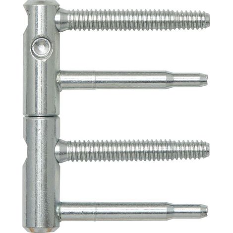 Türband ANUBA 3-DIM 2-tlg. Bolzen 60 mm, Bandhöhe 92mm, ø 15mm, verzinkt silber
