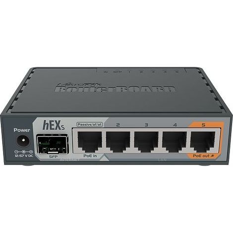 MikroTik hEX S con Dual Core 880MHz, RB760IGS (1/4)