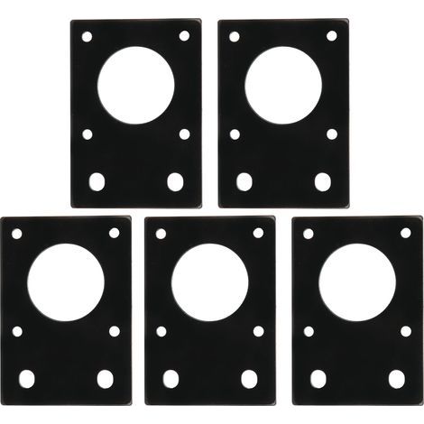 5 Pièces Plaque de Montage Moteur Pas-à-Pas 42 pour Imprimante 3D, Support Fixation Profilé Aluminium 2020 2040 (1/5)