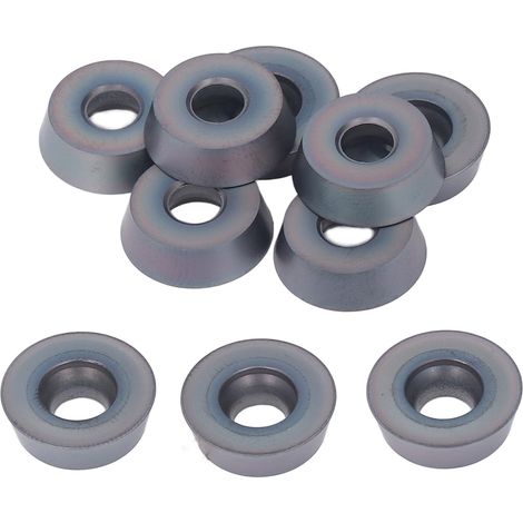 10 plaquettes de tournage en carbure revêtues pour tour CNC, porte-outil pour fraisage de métaux RDMT1604MOTN (1/5)