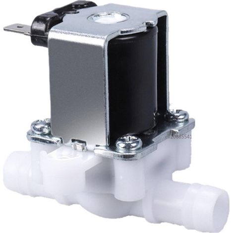 DC 12V 24V 220V Electric Solenoid Valve Magnetic Normally Closed Pressure Solenoid Valve Inlet Valve Water Air Inlet Flow Switch 12V (1/4)