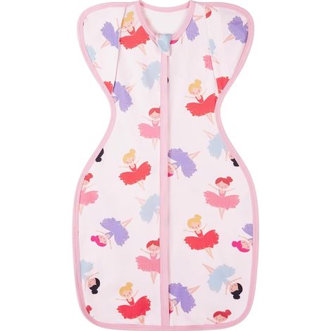 Gigoteuse Bébé 1 TOG, Gigoteuse d'Emmaillotage Bébé 0-3 Mois 2-en-1 Manches Ajustables, Turbulette à Double Zip pour Nouveau-né (1/5)