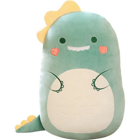 Peluche animal, oreiller doux, doudou, coussin de couchage, cadeau pour petite amie, dinosaure, 60 cm (1/5)