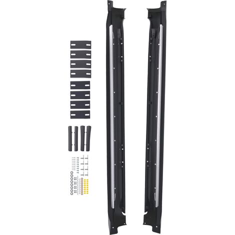 Side Steps Running Boards for KIA SPORTAGE QL MK4 2016-21 Black Step Pair